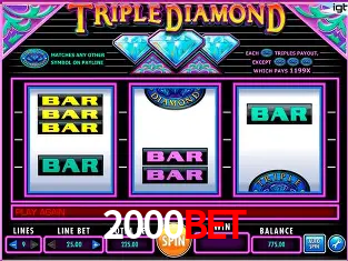 Bonus na Cassino Online 2000Bet